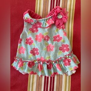 Simply wag  dog/cat floral print dress